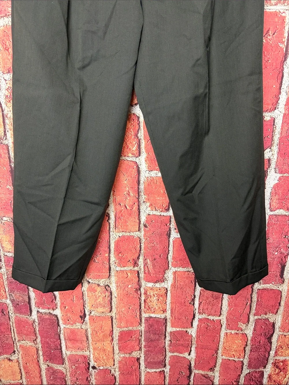 Men's Pleated Dress Pants - Black